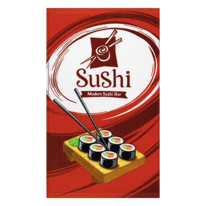 Махровое полотенце кухонное «Суши», размер 30x50 см
Махровое полотенце кухонное «Суши», размер 30x50 см