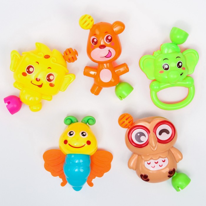 Набор погремушек «Давай играть», 5 игрушек
Набор погремушек «Давай играть», 5 игрушек