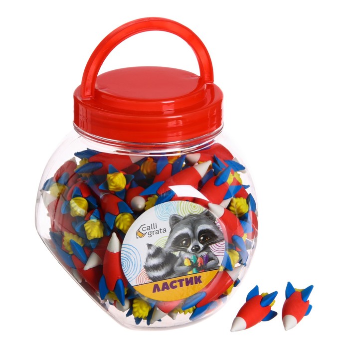 Ластик фигурный "Ракета", МИКС
Ластик фигурный "Ракета", МИКС