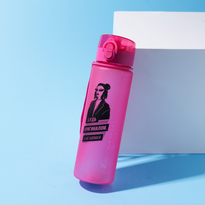 фото Бутылка для воды «будь оригиналом», 600 мл svoboda voli