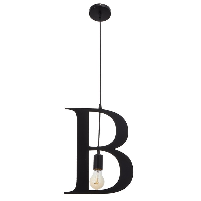 Светильник "Алфавит В" E27 40Вт черный 35х39-139 см
Светильник "Алфавит В" E27 40Вт черный 35х39-139 см