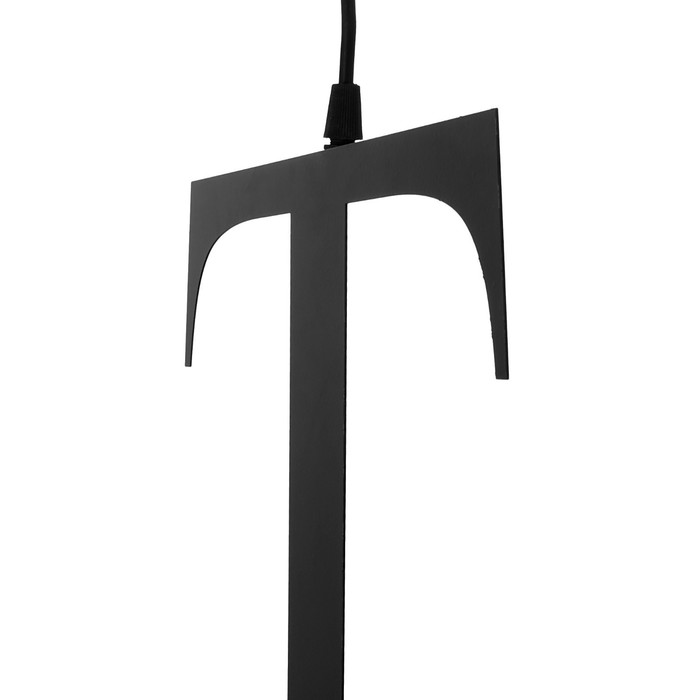 Светильник "Алфавит T" E27 40Вт черный 33х40-140 см
Светильник "Алфавит T" E27 40Вт черный 33х40-140 см