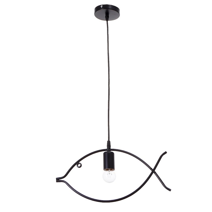 Светильник "Рыба" 1хE27 40Вт черный 40-25,5-125 см
Светильник "Рыба" 1хE27 40Вт черный 40-25,5-125 см