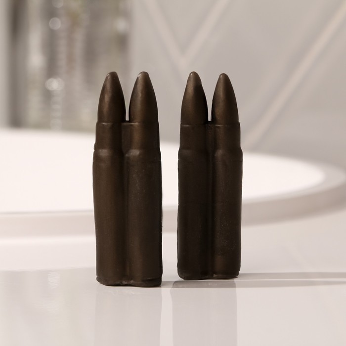 Фигурное мыло ручной работы "Пули", 4 шт, 15 г, аромат мужской парфюм
Фигурное мыло ручной работы "Пули", 4 шт, 15 г, аромат мужской парфюм