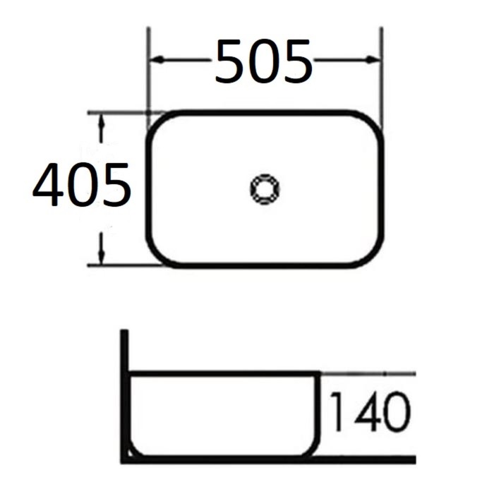 фото Раковина grossman gr-3020, овальная, 505 х 405 мм, белый
