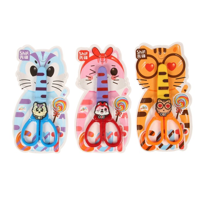 Ножницы канцелярские "Зверушки", 13 см, с чехлом на лезвие, МИКС
Ножницы канцелярские "Зверушки", 13 см, с чехлом на лезвие, МИКС