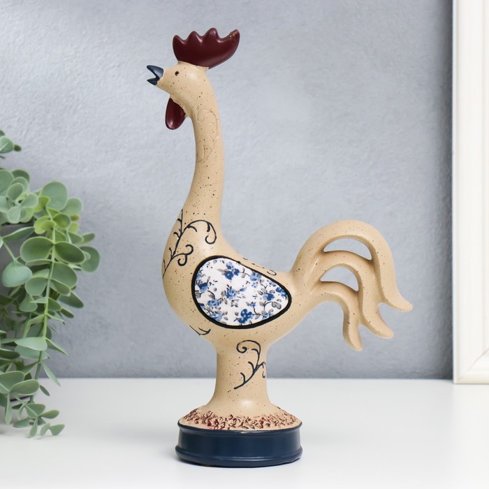 Сувенир полистоун "Прованс. Петушок с голубыми цветами на крыльях" 25х16х7 см
Сувенир полистоун "Прованс. Петушок с голубыми цветами на крыльях" 25х16х7 см