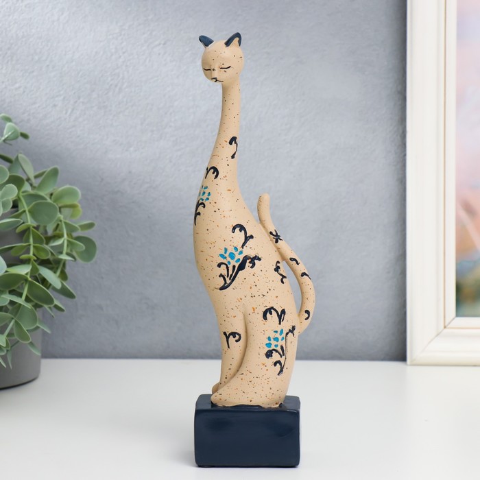 Сувенир полистоун "Прованс. Кошка с голубыми цветочками" 25х13х10 см
Сувенир полистоун "Прованс. Кошка с голубыми цветочками" 25х13х10 см