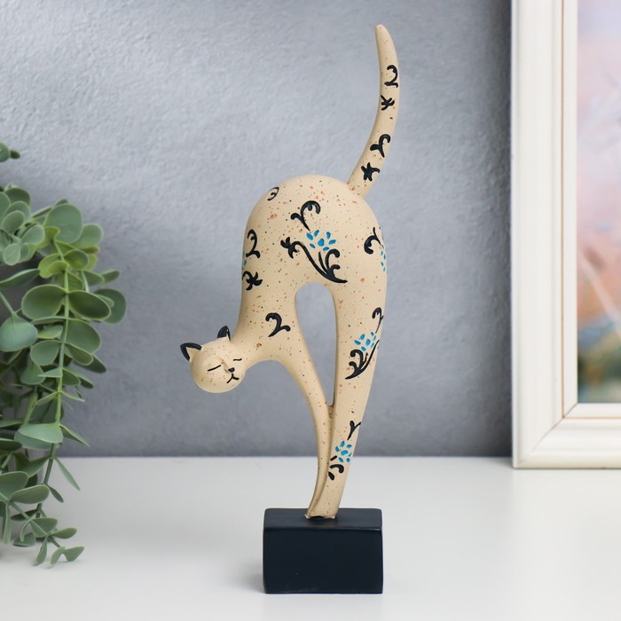 Сувенир полистоун "Прованс. Кошка выгнута спина, с голубыми цветочками" 25х13х10 см
Сувенир полистоун "Прованс. Кошка выгнута спина, с голубыми цветочками" 25х13х10 см