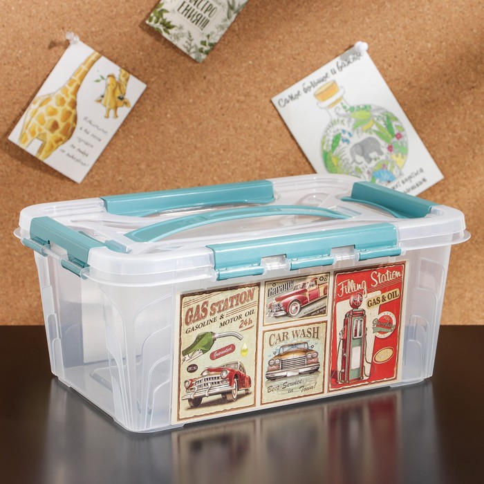 Ящик для хранения с крышкой GRAND BOX, 4,2 л, 29×19×12,4 см, цвет МИКС
Ящик для хранения с крышкой GRAND BOX, 4,2 л, 29×19×12,4 см, цвет МИКС