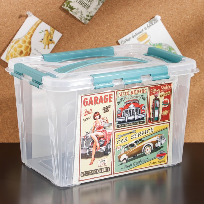 Ящик для хранения с крышкой GRAND BOX, 6,65 л, 29×19×18 см, цвет МИКС
Ящик для хранения с крышкой GRAND BOX, 6,65 л, 29×19×18 см, цвет МИКС