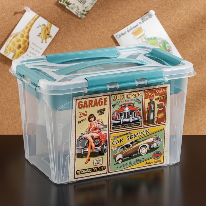 Ящик для хранения с крышкой GRAND BOX, 6,65 л, 29×19×18 см
Ящик для хранения с крышкой GRAND BOX, 6,65 л, 29×19×18 см