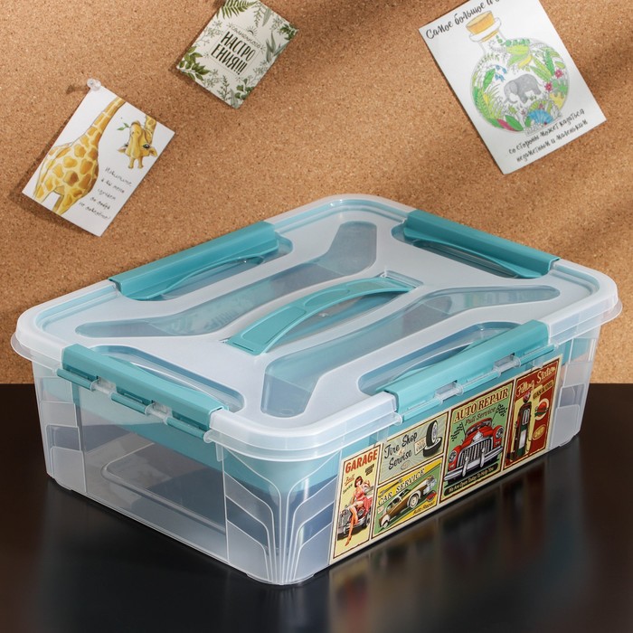 Ящик для хранения с крышкой GRAND BOX, 10 л, 39×29×12,4 см
Ящик для хранения с крышкой GRAND BOX, 10 л, 39×29×12,4 см