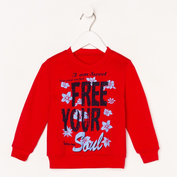 Лонгслив для девочки, цвет красный, рост 86-92 см
Лонгслив для девочки, цвет красный, рост 86-92 см