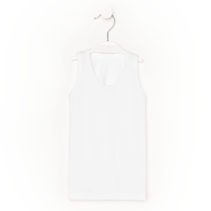 Майка для мальчика, цвет белый, рост 80-86 см
Майка для мальчика, цвет белый, рост 80-86 см