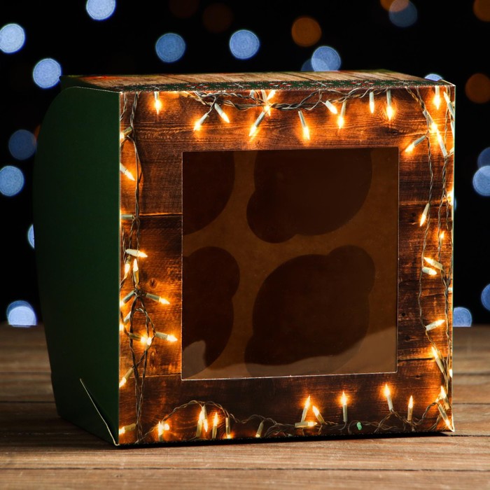 Упаковка на 4 капкейков с окном "Счастливого Нового Года", 16 х 16 х 10 см, 1 шт.
Упаковка на 4 капкейков с окном "Счастливого Нового Года", 16 х 16 х 10 см, 1 шт.