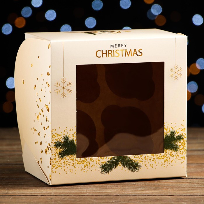 Упаковка на 4 капкейков с окном "Рождественское искусство", 16 х 16 х 10 см, 1 шт.
Упаковка на 4 капкейков с окном "Рождественское искусство", 16 х 16 х 10 см, 1 шт.