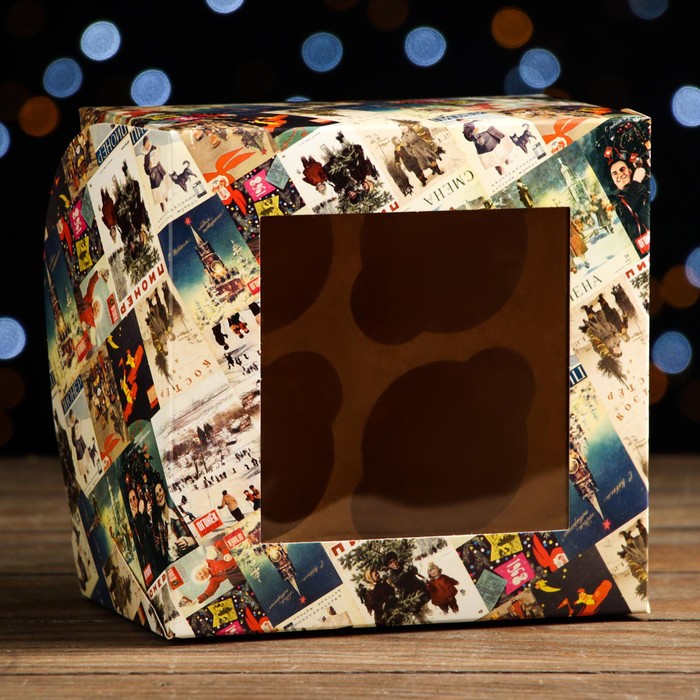 Упаковка на 4 капкейков с окном "Афиша", 16 х 16 х 10 см, 1 шт.
Упаковка на 4 капкейков с окном "Афиша", 16 х 16 х 10 см, 1 шт.