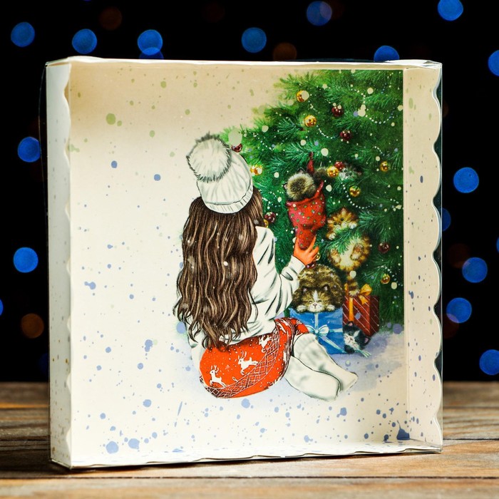 Коробочка для печенья "Счастливая ночь", 15 х 15 х 3 см, 1 шт.
Коробочка для печенья "Счастливая ночь", 15 х 15 х 3 см, 1 шт.