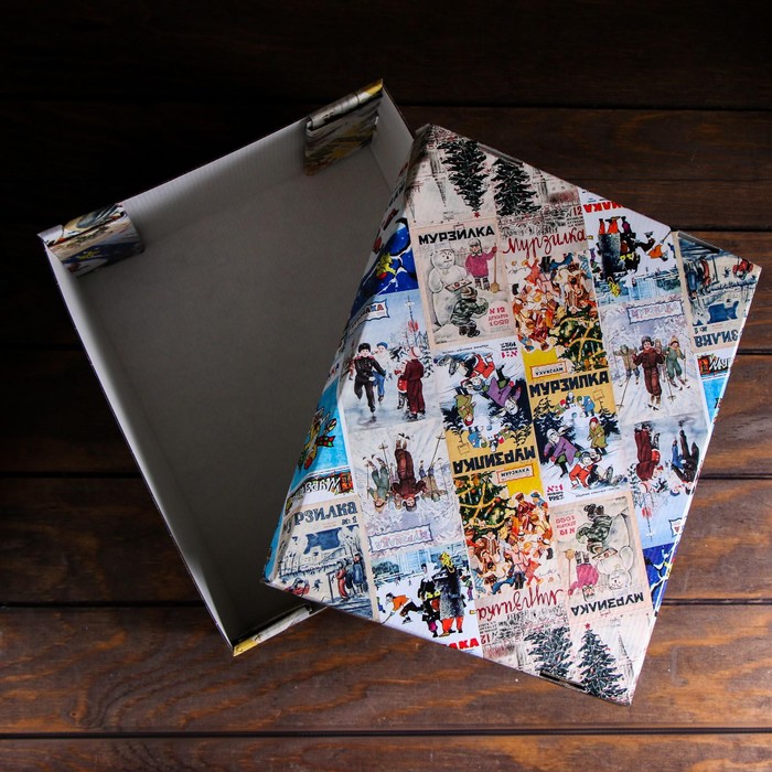 Складная коробка "Новогодняя афиша", 31,2 х 25,6 х 16,1 см, 1 шт.
Складная коробка "Новогодняя афиша", 31,2 х 25,6 х 16,1 см, 1 шт.