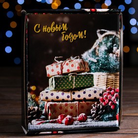 Коробка подарочная, крышка-дно, с окном "Новогодние подарки", 18 х 15 х 5 см, 1 шт.
Коробка подарочная, крышка-дно, с окном "Новогодние подарки", 18 х 15 х 5 см, 1 шт.