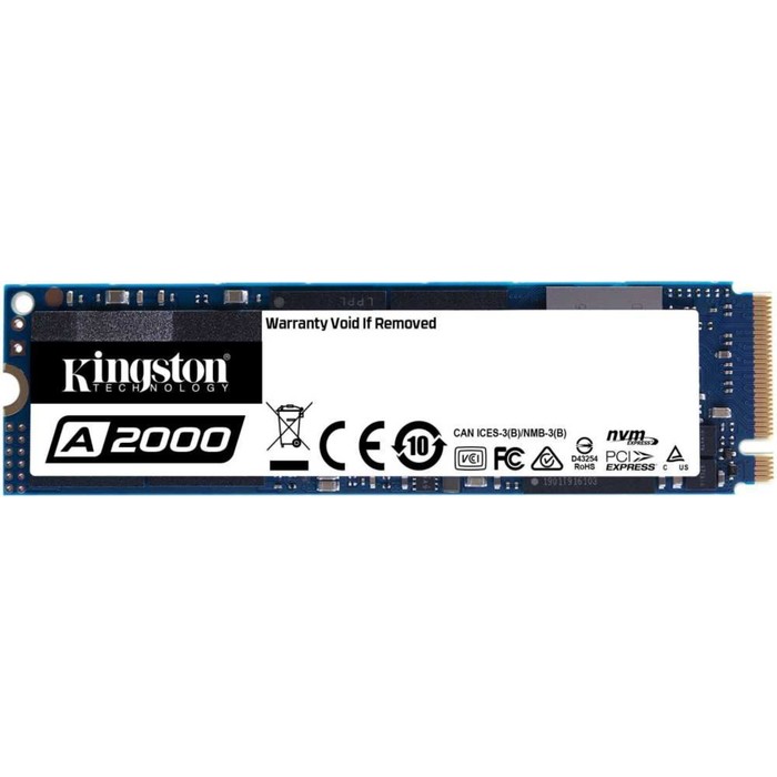 Накопитель SSD Kingston SA2000M8/250G A2000 M.2 2280 250 Гб, PCI-E x4
Накопитель SSD Kingston SA2000M8/250G A2000 M.2 2280 250 Гб, PCI-E x4