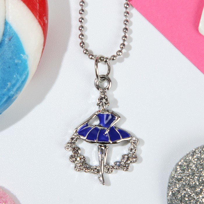 Кулон "Выбражулька" балеринка, 45см, цвет МИКС в серебре
Кулон "Выбражулька" балеринка, 45см, цвет МИКС в серебре