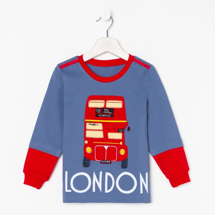 Лонгслив для мальчика, цвет синий, рост 110 см
Лонгслив для мальчика, цвет синий, рост 110 см