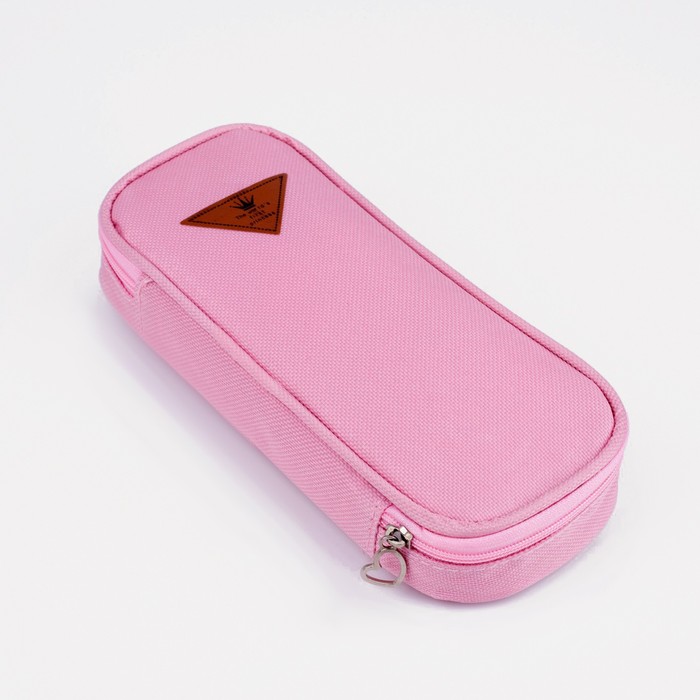 Косметичка на молнии, цвет розовый
Косметичка на молнии, цвет розовый