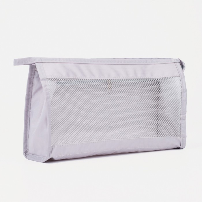 Косметичка на молнии, цвет серый
Косметичка на молнии, цвет серый