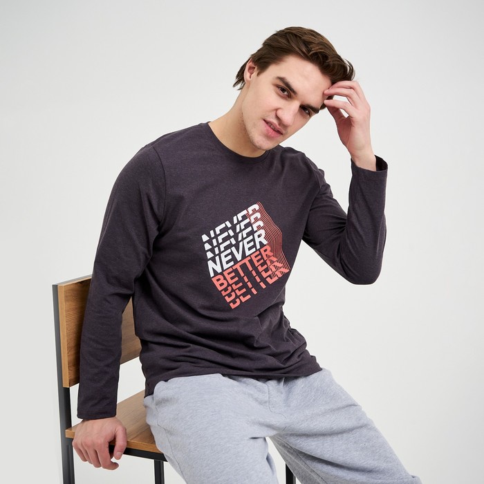 Лонгслив мужской, цвет графит, размер 50
Лонгслив мужской, цвет графит, размер 50