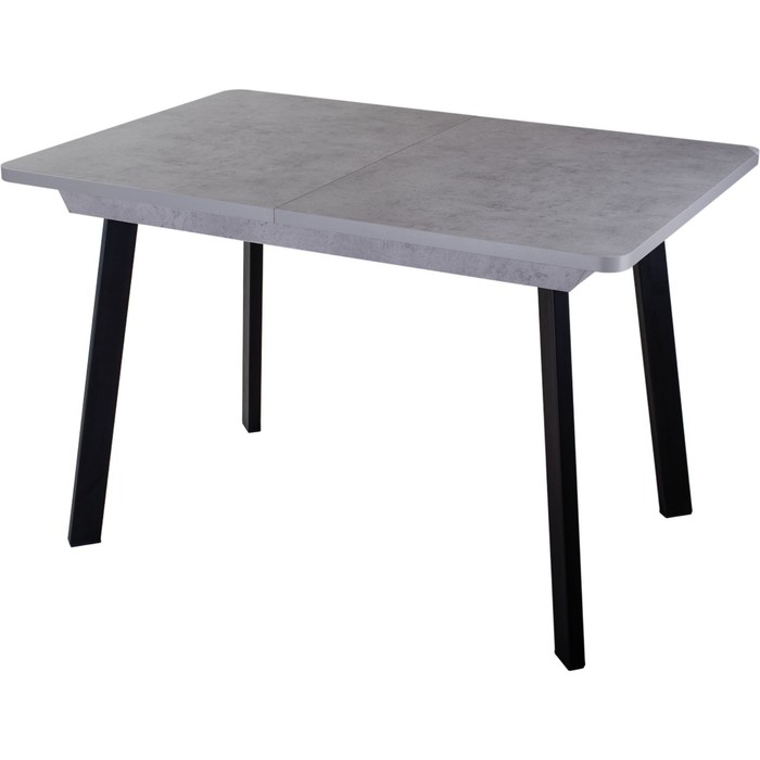 Стол раскладной Джаз ПР-1, 1200(1570)х800х750, Серый бетон/Серый бетон/опора 93ЧР 
Стол раскладной Джаз ПР-1, 1200(1570)х800х750, Серый бетон/Серый бетон/опора 93ЧР