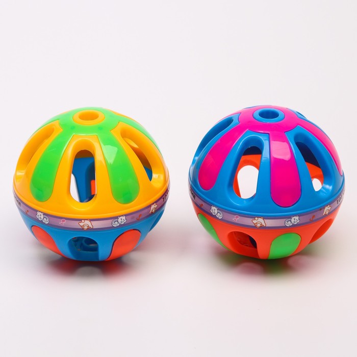 Набор погремушек «Шар», 2 шт, цвет МИКС
Набор погремушек «Шар», 2 шт, цвет МИКС