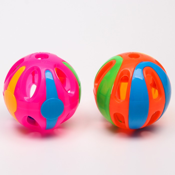 Набор погремушек «Яркие шары», 2 шт, цвет МИКС
Набор погремушек «Яркие шары», 2 шт, цвет МИКС