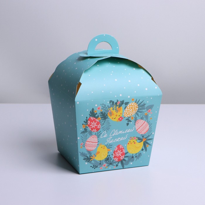 Коробка сборная «Пасха», венок, 17 х 26 х 17 см
Коробка сборная «Пасха», венок, 17 х 26 х 17 см