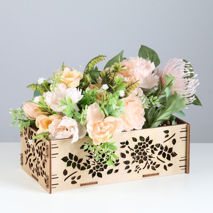 Кашпо деревянное "Вазон" 24,8х13,3х8,5 см орех
Кашпо деревянное "Вазон" 24,8х13,3х8,5 см орех