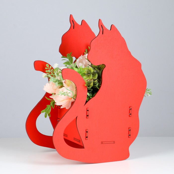 Кашпо деревянное "Кошка" 18х13,8х28 см красный
Кашпо деревянное "Кошка" 18х13,8х28 см красный