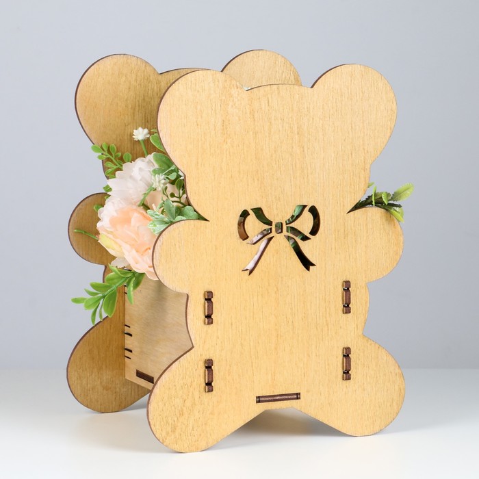 Кашпо деревянное "Мишка" 17,6х13,8х23,5 см орех
Кашпо деревянное "Мишка" 17,6х13,8х23,5 см орех