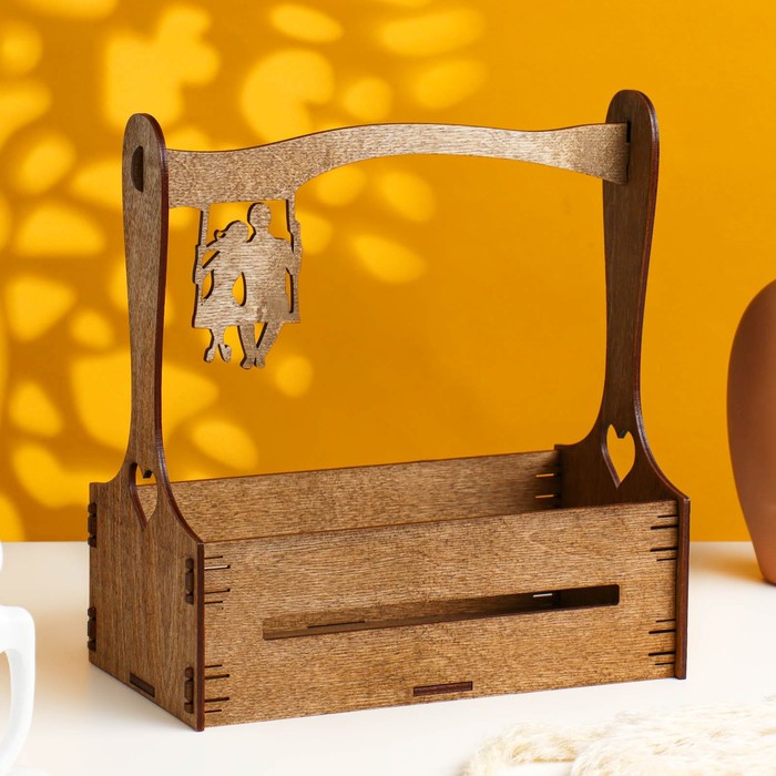 Кашпо деревянное "Качели" 24,8х13,5х27 см орех
Кашпо деревянное "Качели" 24,8х13,5х27 см орех