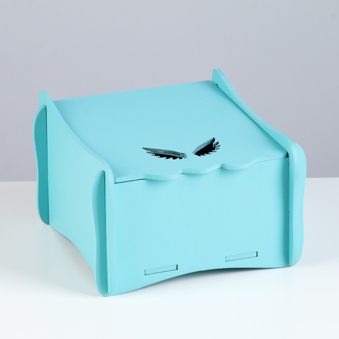 Шкатулка деревянная с крышкой "Крылья" 13х13х10 см бирюзовый
Шкатулка деревянная с крышкой "Крылья" 13х13х10 см бирюзовый