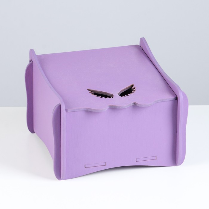 Шкатулка деревянная с крышкой "Крылья" 13х13х10 см сиреневый
Шкатулка деревянная с крышкой "Крылья" 13х13х10 см сиреневый