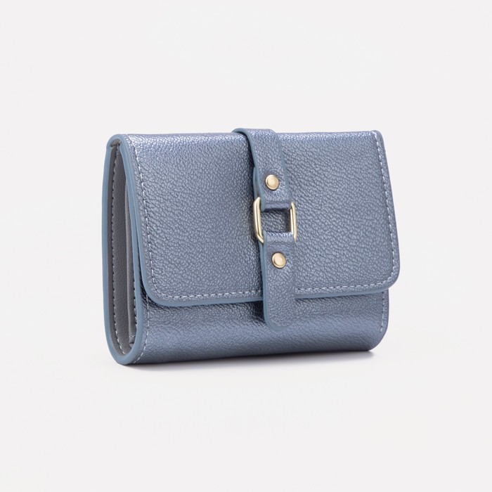 Кошелёк на магните, цвет синий
Кошелёк на магните, цвет синий