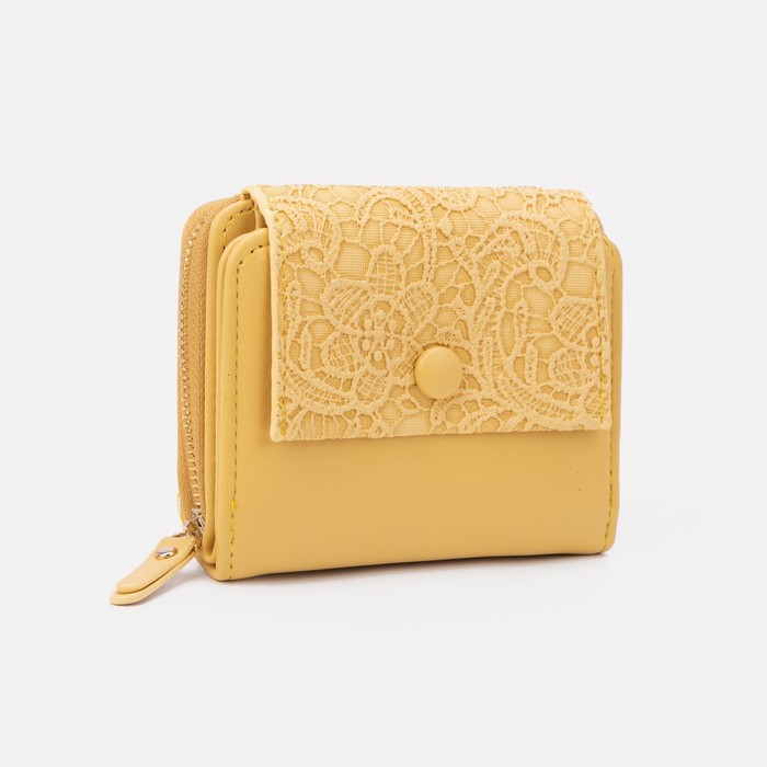 Кошелёк на магните, цвет жёлтый
Кошелёк на магните, цвет жёлтый