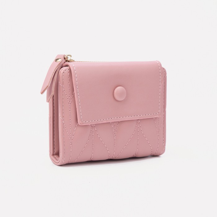 Кошелёк на кнопке, цвет розовый
Кошелёк на кнопке, цвет розовый