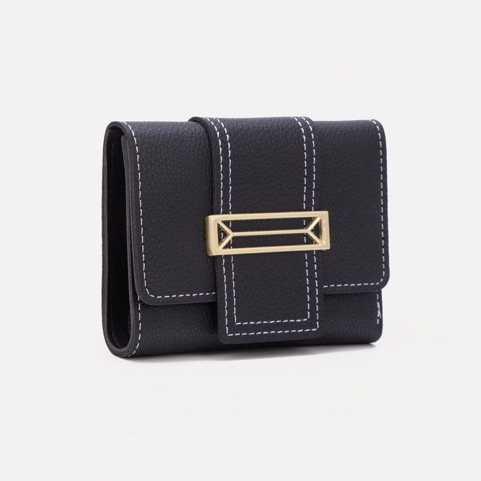 Кошелек женский, 2 отдела, на магните, цвет чёрный
Кошелек женский, 2 отдела, на магните, цвет чёрный