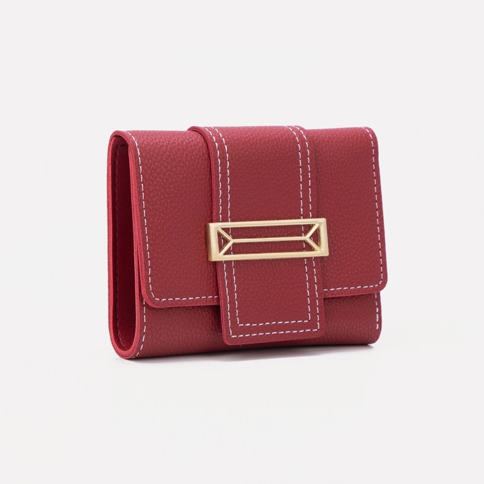 Кошелёк на магните, цвет бордовый
Кошелёк на магните, цвет бордовый