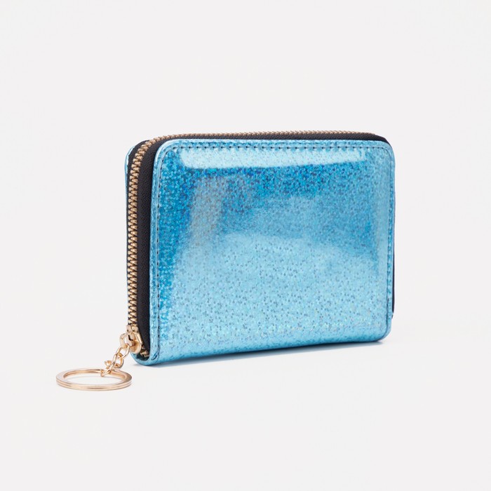 Кошелёк на молнии, цвет голубой
Кошелёк на молнии, цвет голубой