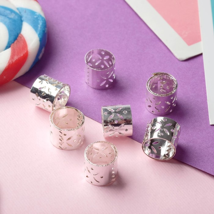 Манжеты для волос "Молли" (набор 20 шт) листики, 1х1,5 см, серебро
Манжеты для волос "Молли" (набор 20 шт) листики, 1х1,5 см, серебро