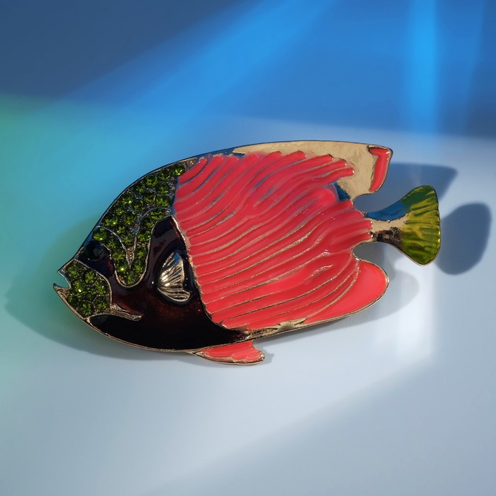 Брошь "Рыбка" морская, цветная в золоте
Брошь "Рыбка" морская, цветная в золоте