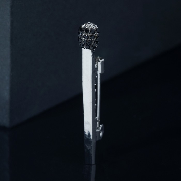 Брошь "Спичка", цвет чёрный в серебре
Брошь "Спичка", цвет чёрный в серебре